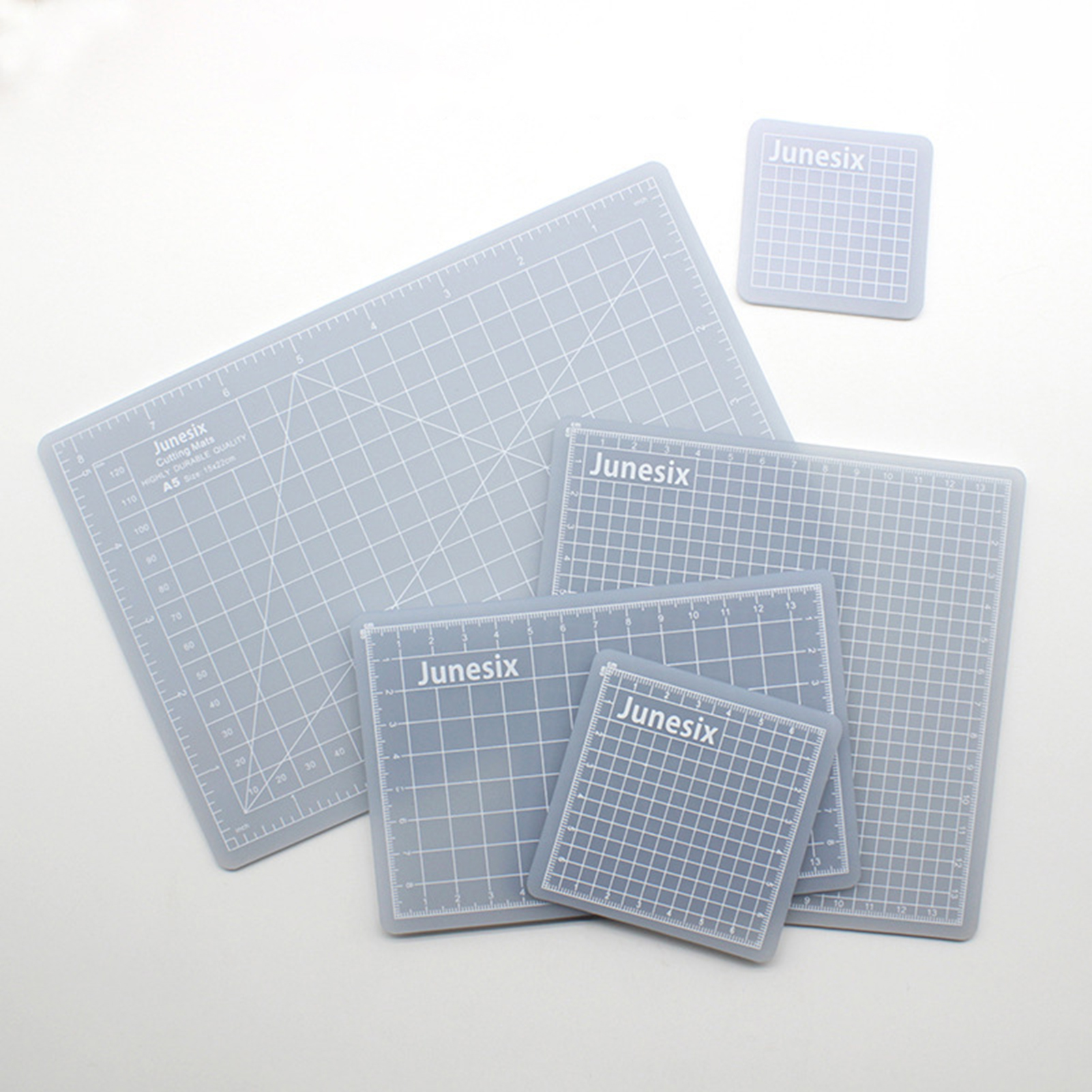 Hesroicy A3/A4/A5 Cutting Mat Professional Translucent Plastic Rotary  Cutters Grid Craft Board for Fabric 